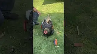 موقد الحطب الذي لا يدخن يمكن أن يحرق الدخان في النار