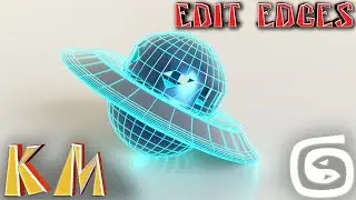 Основы 3d max (3ds max с нуля) Редактирование рёбер
