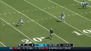 Henry Ruggs’ 45 Yard Catch | Panthers vs Raiders Week 1