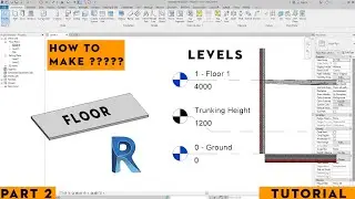 HOW TO MAKE LEVELS AND FLOORS IN REVIT  (TUTORIAL PART 2) - TAMIL