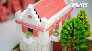 Blocky серія конструкторів або будівельний набір з керамічних міні-цеглинок від STRATEG