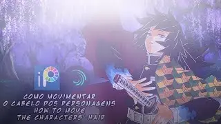 Como movimentar o cabelo dos personagens/How to move the characters' hair — [ Alight Motion ]