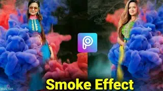 smoke effect photo editing in picsart || picsart editing tutorial || bd media tech
