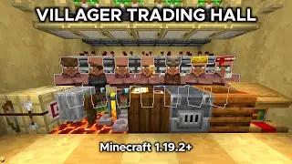 Super Simple & Compact Villager Trading Hall using Berries!