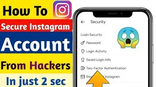 How to secure instagram account in 2021 | Instagram account kaise safe and secure kare | Rizzu Tech