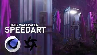 Ghost Telephone Render I Everyday/Daily render I Cinema4D and Octane render Speedart I Damongraphics