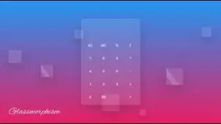 How To Make Calculator using HTML CSS & JavaScript  Glass morphism Calculator