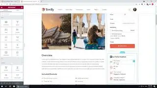 Tour Booking Template Layouts