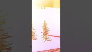 Quick and easy tree painting tutorial using only 3 brushes!