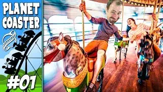 COMEÇANDO UM PARQUE INSANO !!  Planet Coaster #1