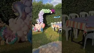 #happybirthday #girl #mermaid #Ariel #balloons #party #Decoration