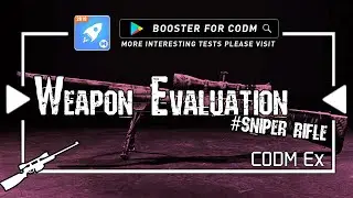 Call of duty moblie Experience --Weapon Collection(Sniper rifle)