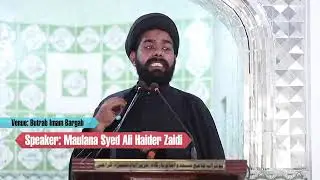 Juma Khutba Speaker Molana Syed Ali Haider Zaidi at Butrab Imam Bargah Karachi 41