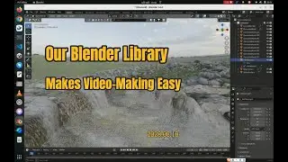 A demo video using Virtual Video-making Blender Python Library