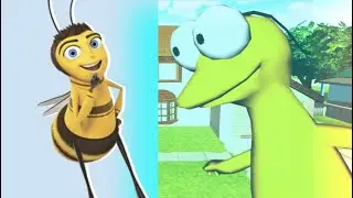 Barry Bee meets Graggle Simpson and Kumala Savesta