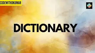 dictionary in python in Hindi |  dictionary in python |What is a dictionary in Python? |