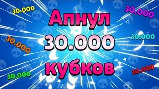 30.000 КУБКОВ В BRAWL STARS С РОУЧЕМ!!!