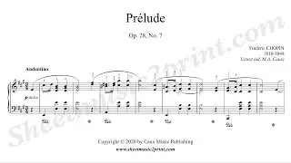 Chopin : Prelude Op. 28, No. 7