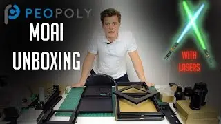 Unboxing Peopoly Moai SLA Laser 3D Printer