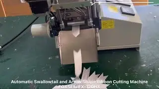 Automatic Swallowtail and Arrow Shape Ribbon Cutting Machine