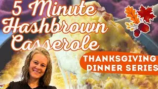 Thanksgiving Dinner Series: Hashbrown Casserole! #thanksgivingrecipes #easyrecipe  #fallrecipes