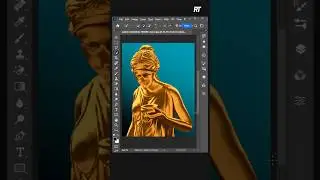 Easy Gold Statue Effect in Photoshop 