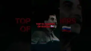 Top 12 leaders of Russia 🇷🇺 #russia #politics #putin #stalin #history