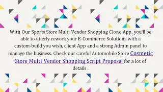 Best Cosmetic Store Shopping Script - Readymade Clone Script