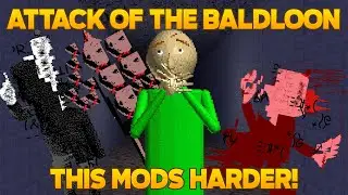 Baldi is Choking 😱 | The Attack Of The Baldloon! [Baldi's Basics Mod]