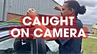 We Caught The Parking Lot Bandit Red Handed!