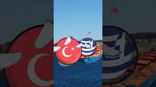 TÜRKİYE yunanistanı tekmeliyor #kesfet #countryballs #türkiye