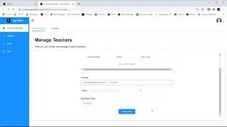 CoderZ License Management Application - Org Admin