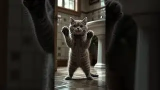 Кошачье Искусство: Кот-дирижёр: Симфония хаоса. 