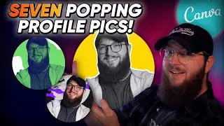 How to Make a Stand-Out Profile Pic in Canva | [Canva Tutorial]