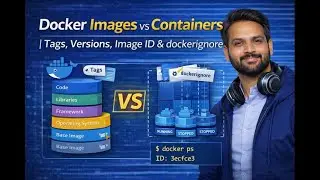 Docker Images vs Containers | Tags, Versions, Image ID & dockerignore (Hands-on Lab) | Hindi