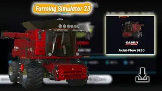 Axial Flow 9250 Mod in Farming simulator 23 | New Case Harvester | #fs23#mods