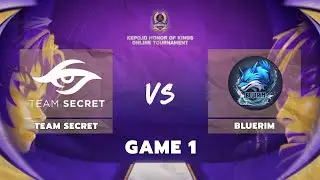 TEAM SECRET vs BLUERIM | Group Stage Day 1 - Game 1 | KEPO.ID HOK Online Tournament 2024