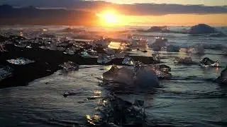 Diamond Beach - Iceland  - شاطىء الماس ايسلندا