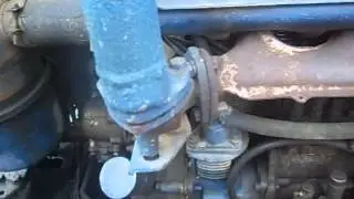 Т-40АМ. Д-144. Промывка двигателя дизельным топливом.