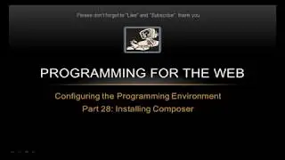 How to install Composer Globally - Programming for the Web