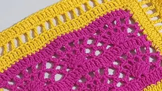 Şal Modeli - Tığişi Örgü Modelleri - Şal - Crochet