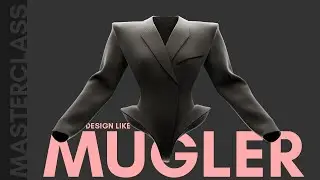 Design like Mugler (Digital Draping) | CLO3D Beginner Tutorial