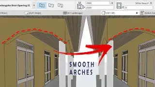 Make better arches in archicad