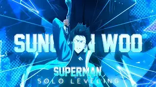「Superman 🦸‍♂️」Solo Leveling「AMV_EDIT」4k (alight motion)