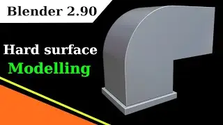 Blender 2.90 - Hard surface modelling with spin tool