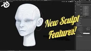 NEW Blender Sculpting Features! | Sculpt Branch Tutorial | How to Download + Overview