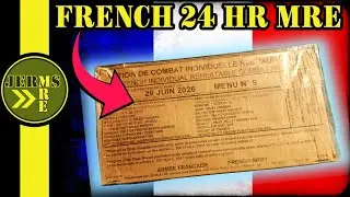 Best In The World?? 2023 French RCIR 24 Hr. Combat Ration Menu 9 Cassoulet MRE Review