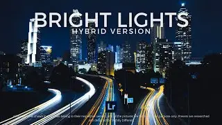 BRIGHT LIGHTS | Hybrid | Free Download Lightroom Preset (DNG & XMP) + Lightroom Mobile Tutorial