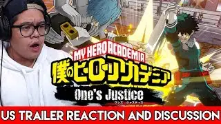My Hero Academia One's Justice Official Trailer Live Reaction and Discussion