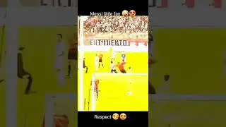 #Messi #fan enter field to meet him. #tiktok #trendingshorts #foryou #newyear #2024 #shorts